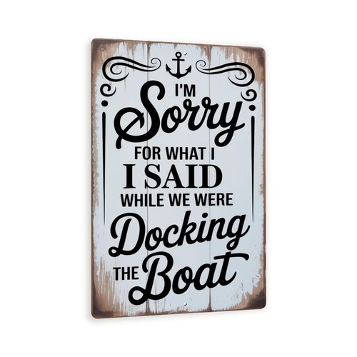 Funny nautical metal - nautical,