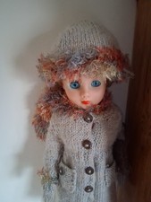 Large Doll In Winter Dress