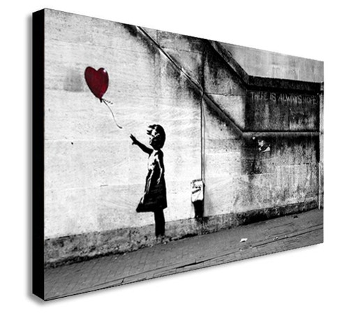 Banksy balloon girl there - balloon,