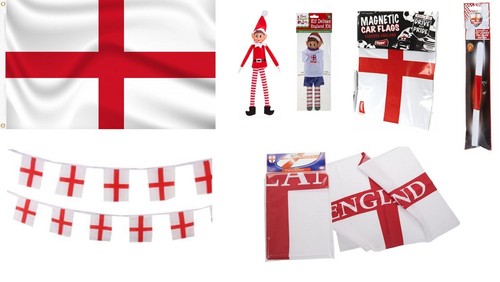England flags bunting world - england,