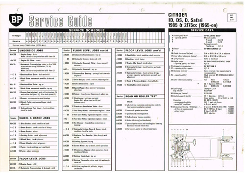 Citroen id20 id21 d20 d21 - id21,