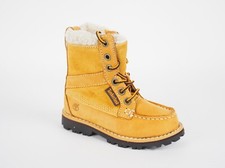 Boys Girls Timberland Classic 39875 Wheat Leather Shoes Infant Winter Boots