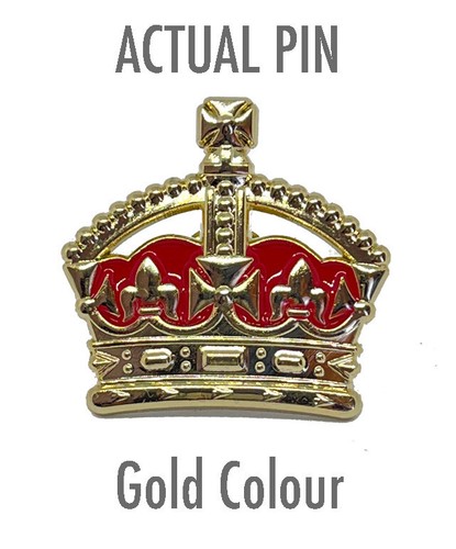 Kings crown lapel - crown, pin