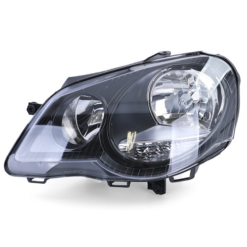Headlight cup black - headlight, left