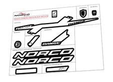 Norco Range Carbon MTB Frame Sticker Decal Kit Graphics Vinyl Enduro Bike Cycle