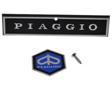 Emblem and lettering Piaggio