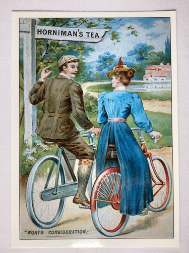 Advertising postcard - advertising,