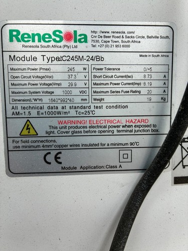 Pallet used renesola - pallet,