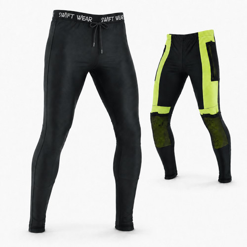 Motorbike leggings made with - leggings,