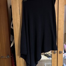 Ladies Navy Blue Poncho