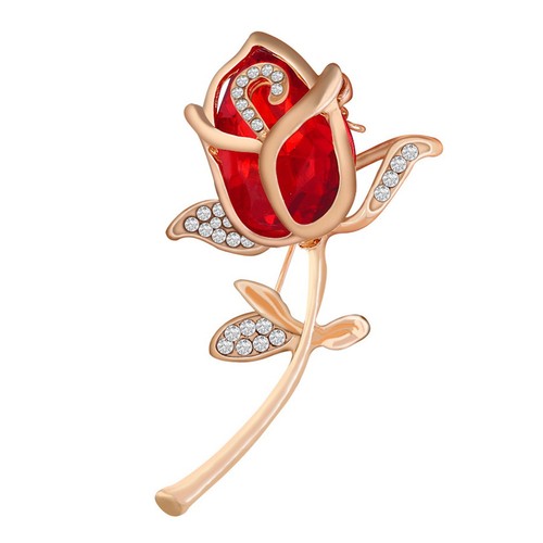 Metal red flower - metal,