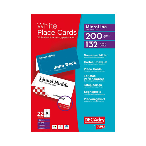 Decadry folding place - decadry, card