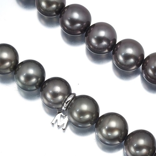 Auth mikimoto necklace - auth, black