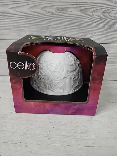 Cello dog tea light dome - light,