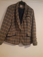 Ladies Dogtooth Jacket Size 18
