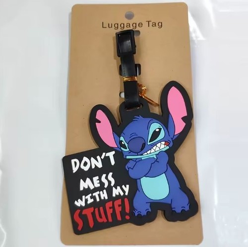 Stitch luggage tag - stitch,