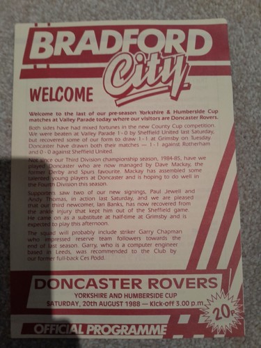 Bradford city doncaster - bradford, v