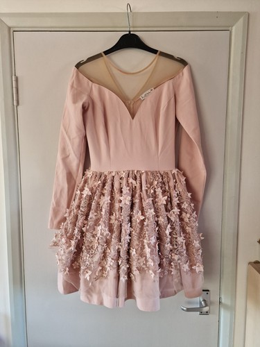 Lou blush pink dress - ,, sheer
