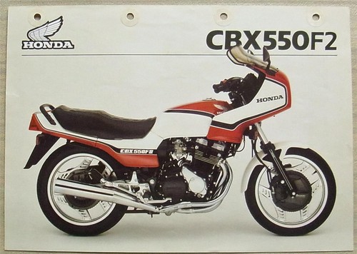 Honda cbx550f2 motorcycle - honda,
