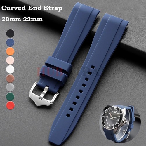 20mm 22mm curved end rubber - 20mm,