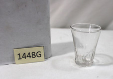 1 OZ CLEAR SHOT GLASS  VINTAGE