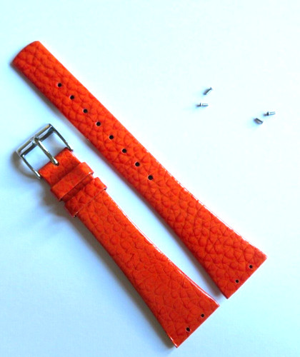 Watch strap leather - strap,