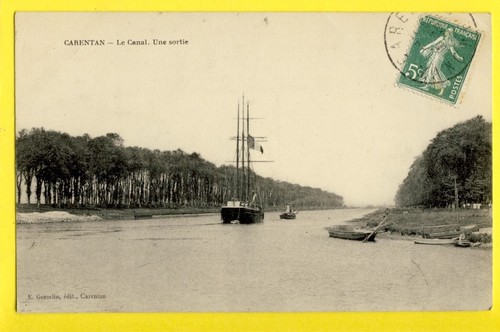 Old postcard france - postcard,