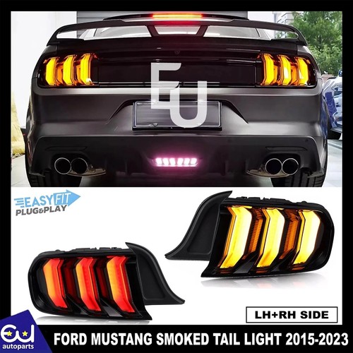 Smoked led rear tail light - rear,