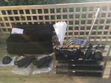 Photography Studio Lighting Kit with 3 x iLux RD300 studio flash heads