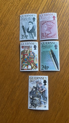 Guernsey stamp set mnh - guernsey,