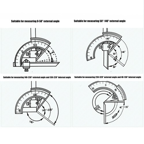 Universal vernier bevel - universal,