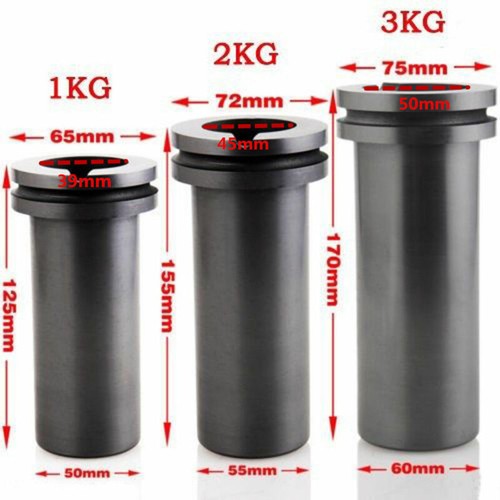 3kg graphite crucible - 1/2/3kg,
