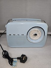 Bush Retro Style Radio – Light Blue – FM MW LW – Working – Vintage Look –...