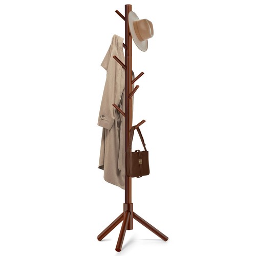 Solid wooden coat rack - solid,