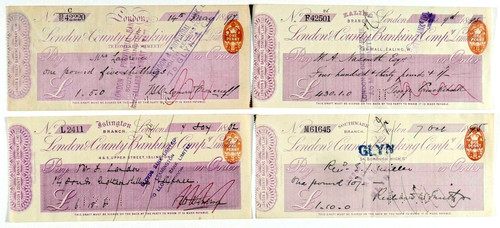 London county banking - &,