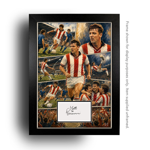 Matt tissier signed comic - matt,