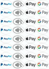 Card Payment Stickers Taxi