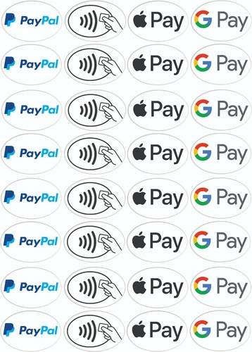 Card payment stickers taxi - stickers,