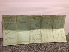 VAUXHALL VICTOR SUPER 1958 BLUE CLASSIC VINTAGE RF60 LOGBOOK MEMORABILIA