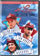 Gena Davis A League Of Their Own Autographed DVD Cover
