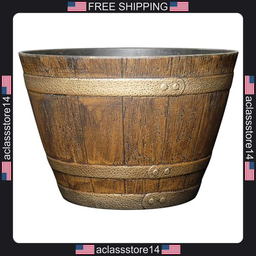 Growscape whiskey barrel