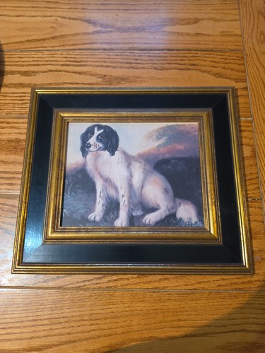 Vintage framed painting - vintage,