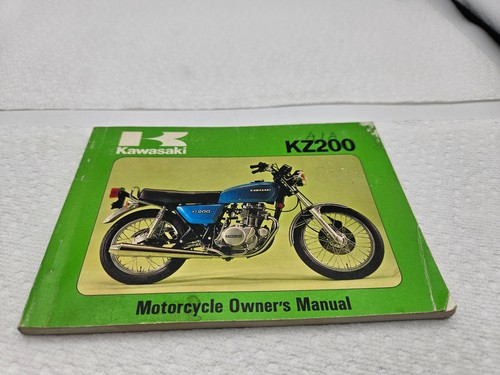 Kawasaki kz200 owner manual - kawasaki, owner's