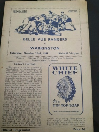 Rare vintage rugby league - rugby,