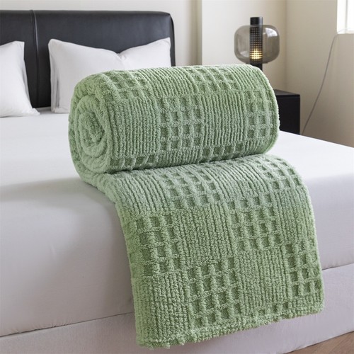 Flannel fleece blanket mink - fleece,