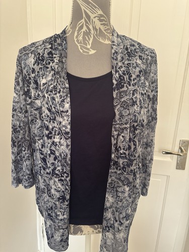 Womens navy blue vest - vest, top