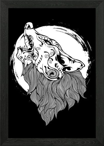 Howling wolf coyote wolves - howling,