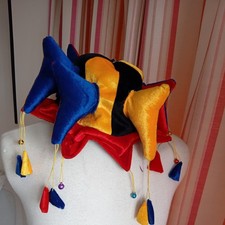 Clown Jester Hat with Bells