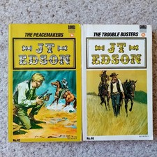 J. T. Edson Western Paperback Bundle of 2 Corgi Reprint Editions #42 & 46 1972