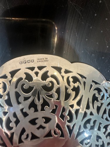 Vintage silver plated - plated, dish